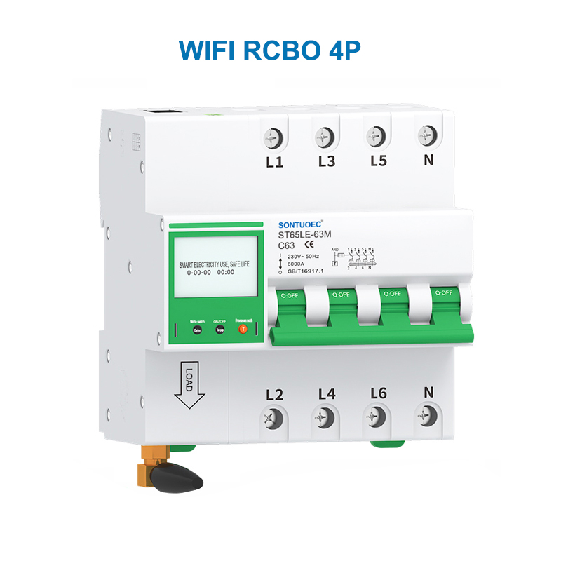 IOT inteligentný istič WiFi MCB RCBO