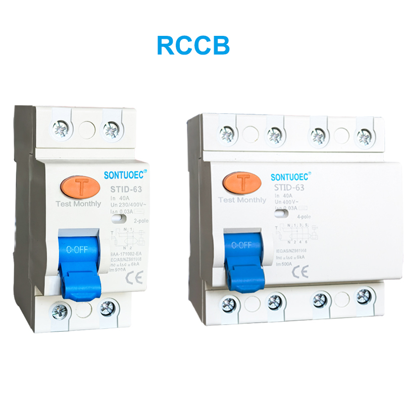 STID-63 Series RCCB 230V 63A Zostatkový prúd istič