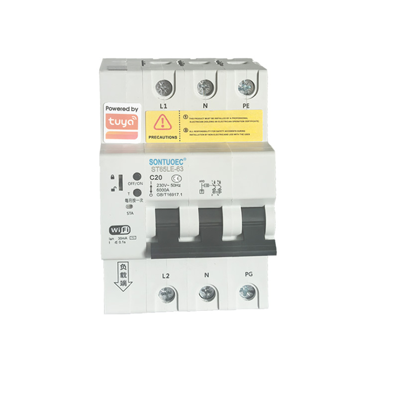 WiFi ST65LE-63wf2 Series multifunkčný IoT inteligentný RCBO inteligentný istič
